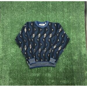 Vintage Gitano Mens Medium Blue Sweater